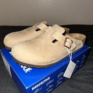 Birkenstock Boston Clogs - Oiled Leather